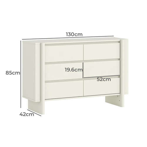 Lorie 6 Drawer Chest