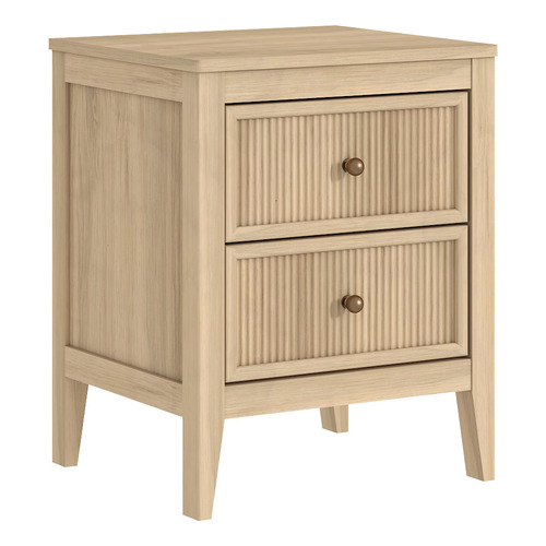Perkins 2 Drawer Bedside Table