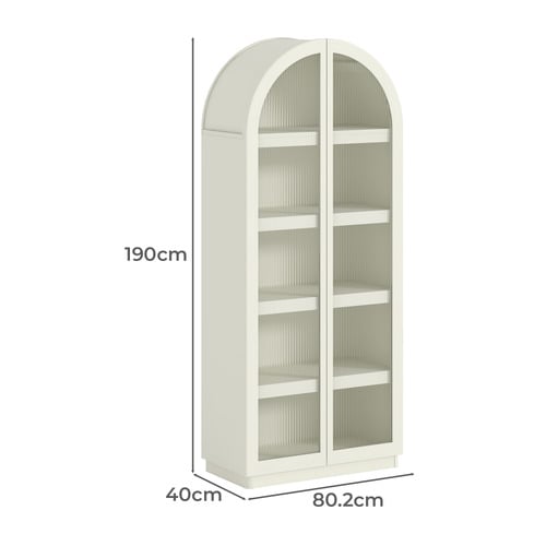 Graciel 2 Door Display Cabinet