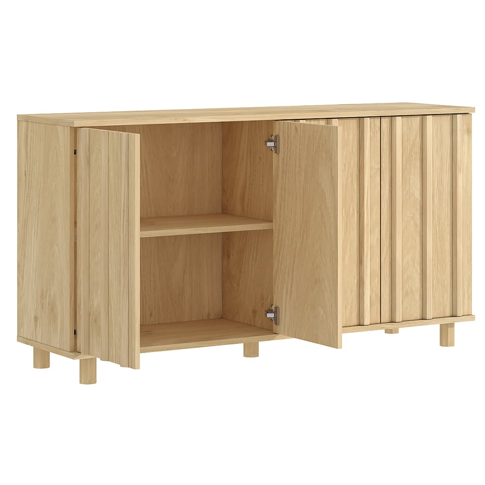 Elian Fluted 4 Door Sideboard