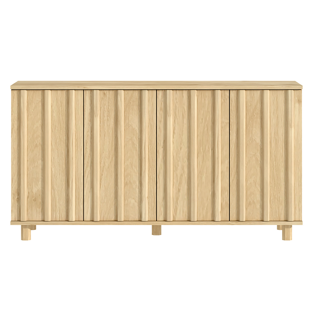 Elian Fluted 4 Door Sideboard