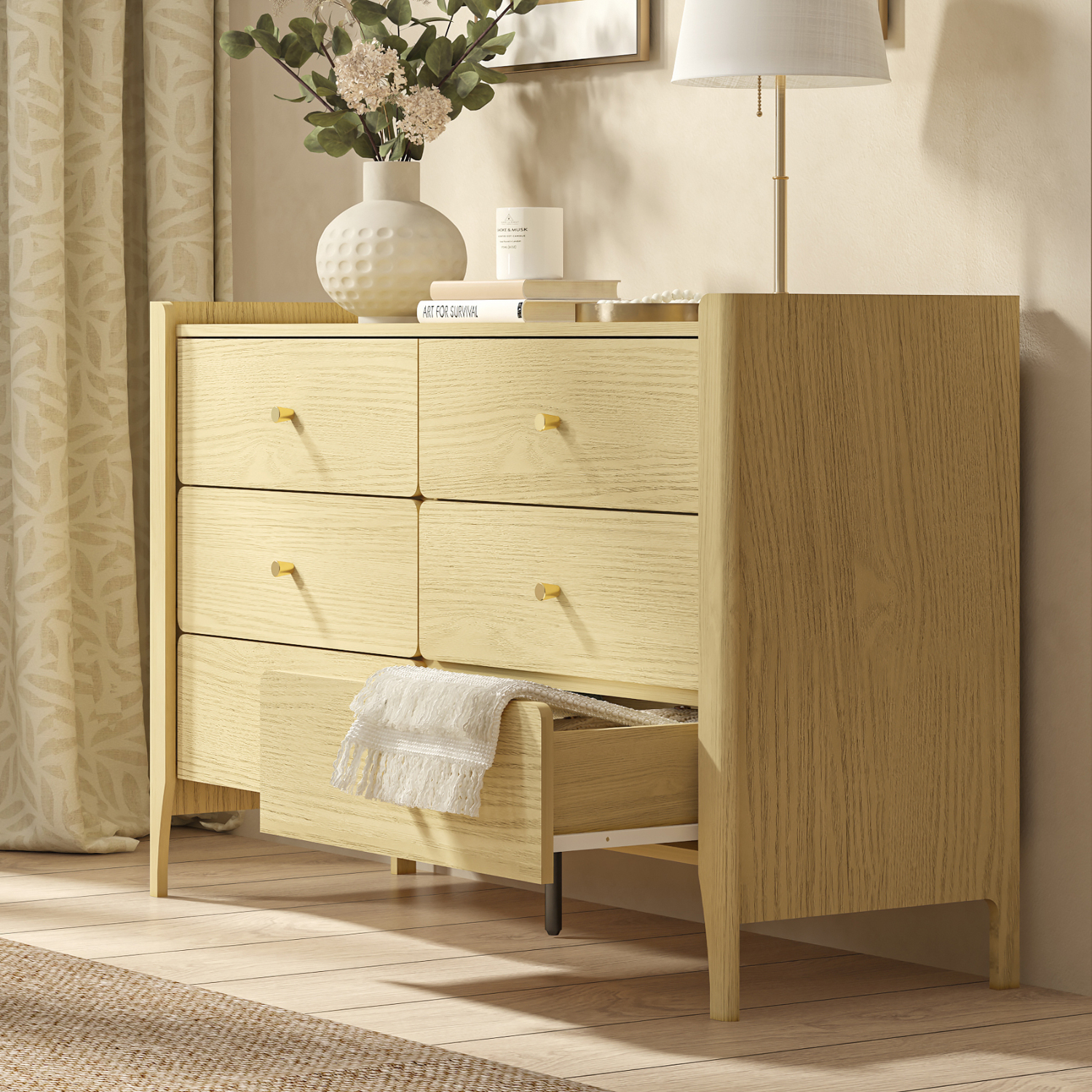Leanne 6 Drawer Chest