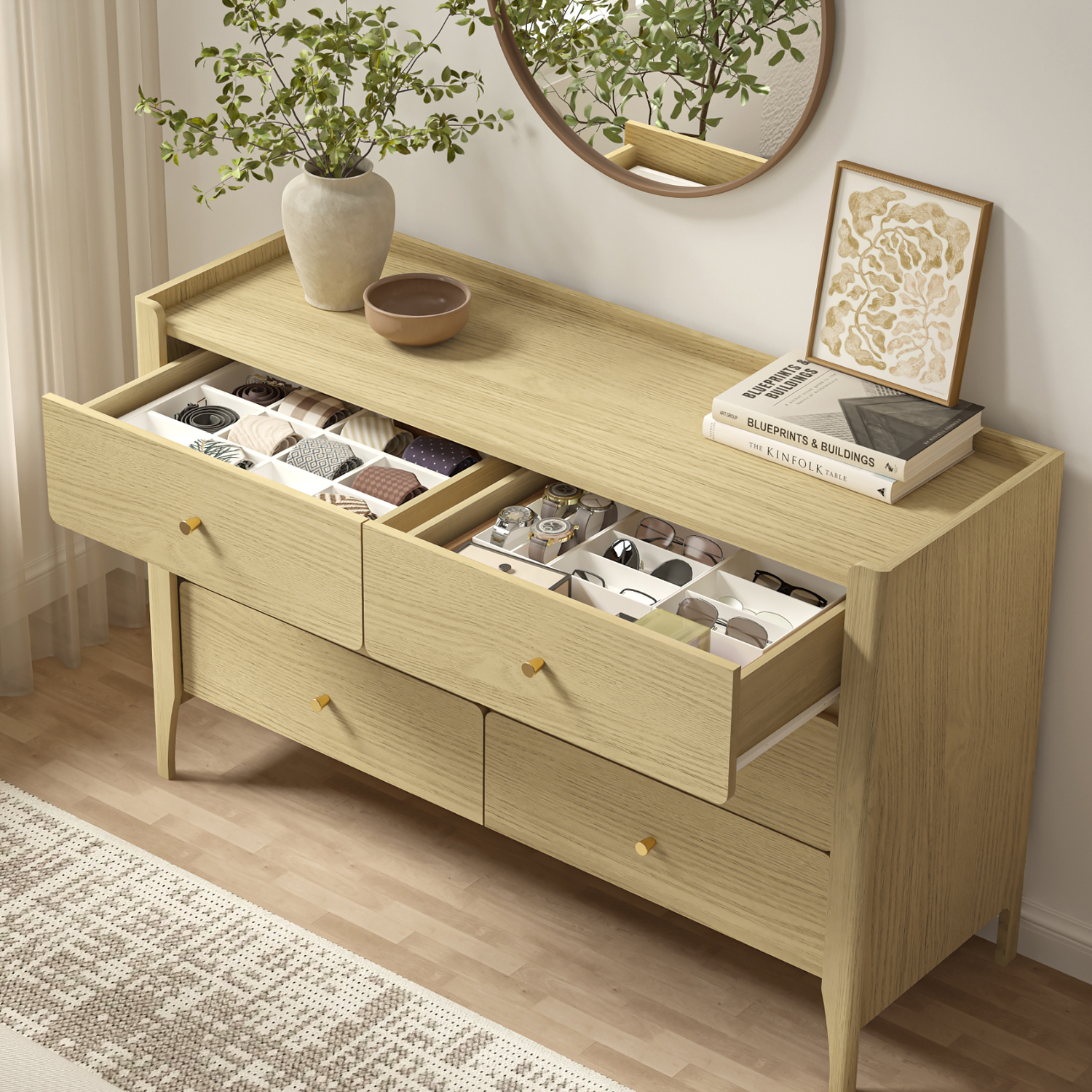 Leanne 6 Drawer Chest