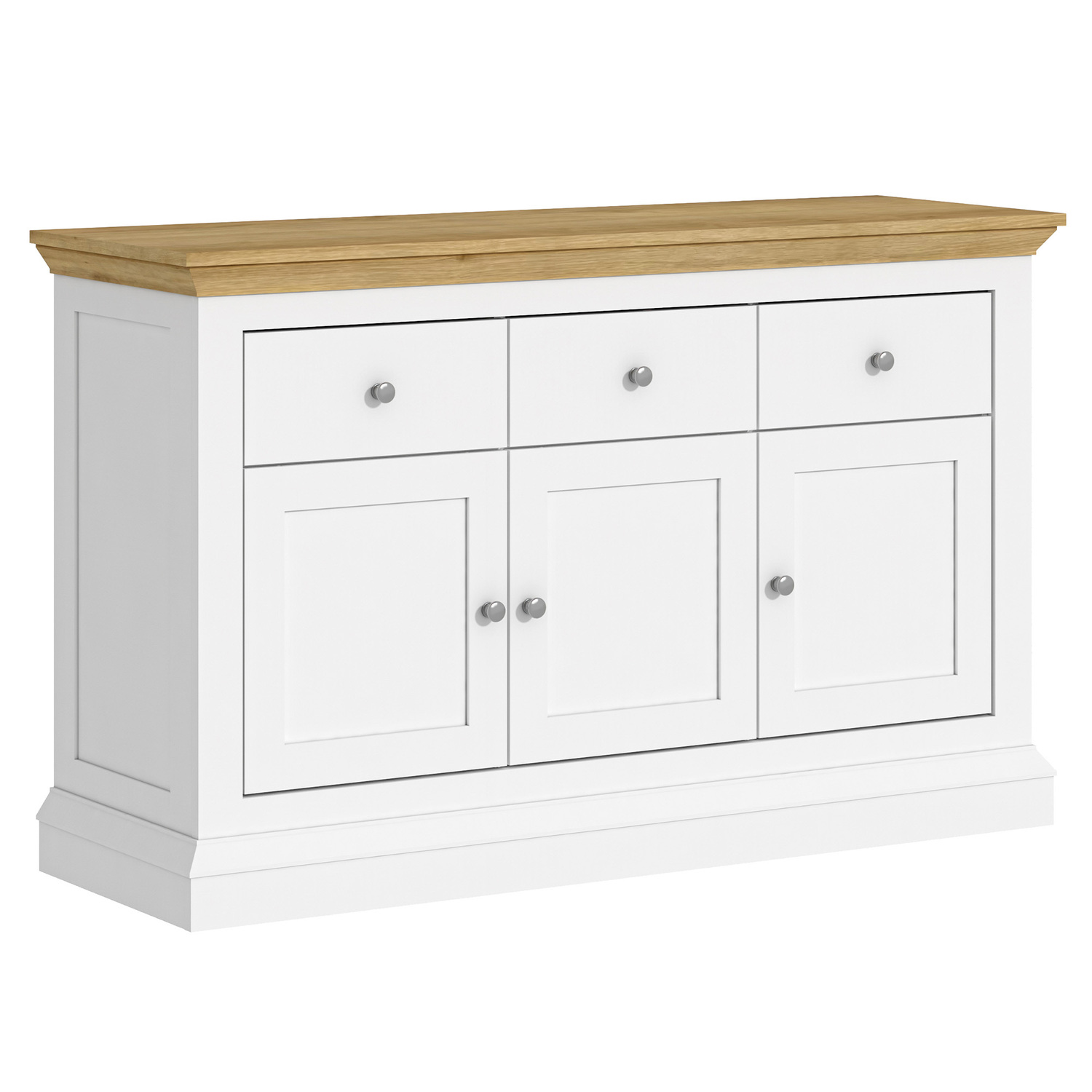 Lisbeth 3 Drawer 3 Door Sideboard