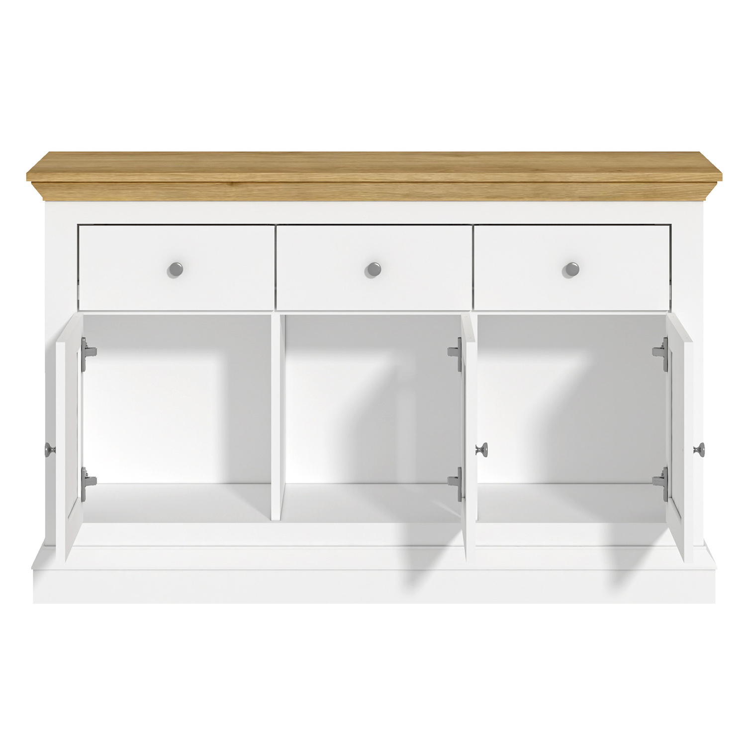 Lisbeth 3 Drawer 3 Door Sideboard