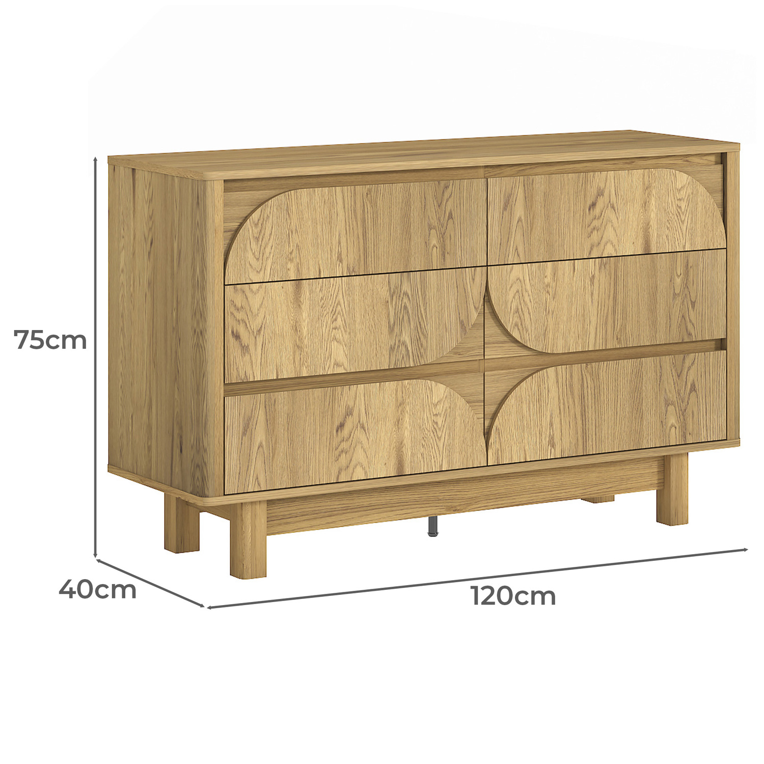 Keaton 6 Drawer Chest