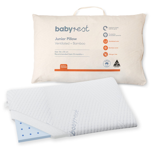 Babyrest Ventilated Bamboo Junior Pillow