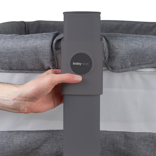 Babyrest Graphite Aria Bassinet with Mattress