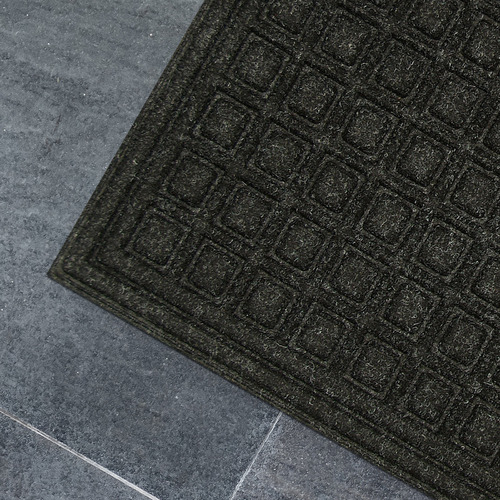 Charcoal Blocks Eco Doormat