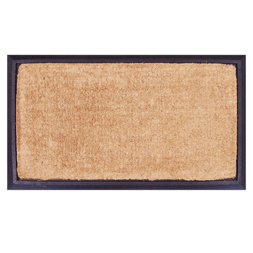 Matfx Natural Plain Printed Coir Doormat | Temple & Webster