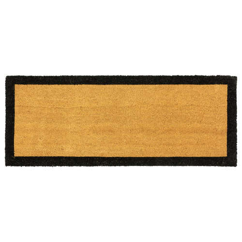 Black Bordered Coir Doormat