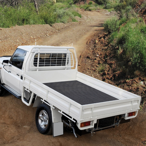 Black Rubber Utility Mat