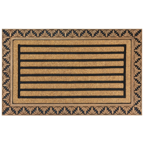 Stripe Faux Coir Doormat