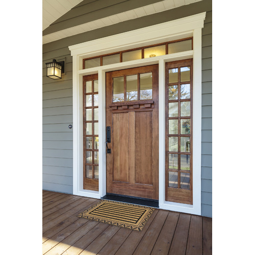 Stripe Faux Coir Doormat