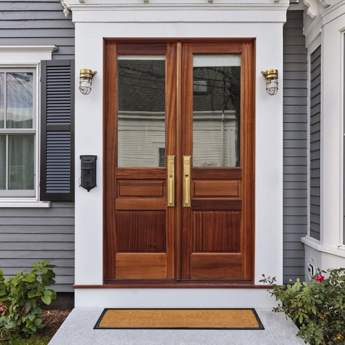 Natural Plain Printed Coir Doormat