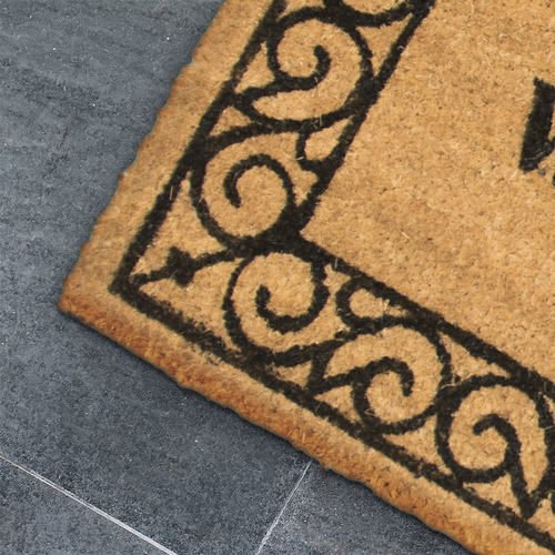 Natural Welcome Coir Doormat