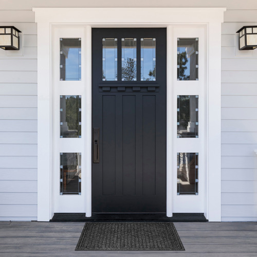 Charcoal Diamond Eco Doormat