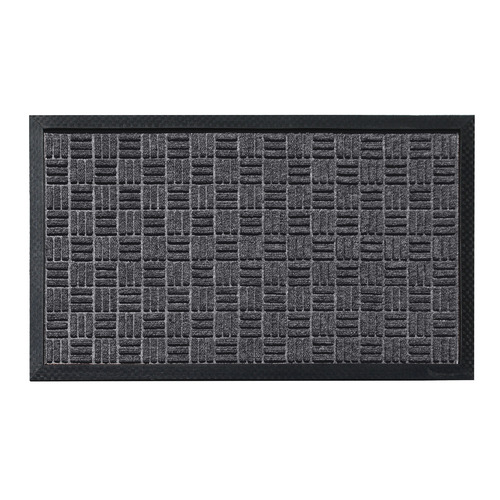 Charcoal Bantry Rubber Doormat