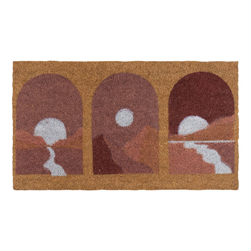 Matfx Pink Sunset Coir Doormat | Temple & Webster