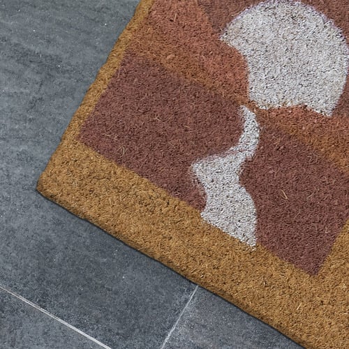 Pink Sunset Coir Doormat