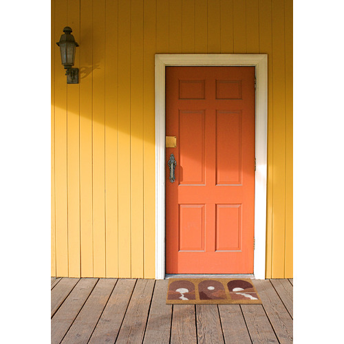 Pink Sunset Coir Doormat
