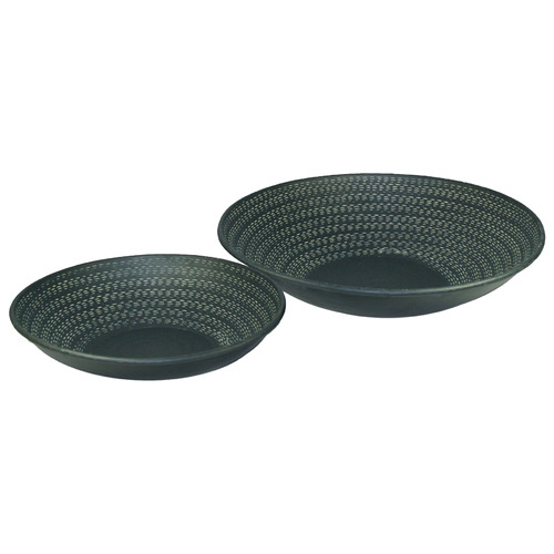 2 Piece Black Onyx Serving Bowl Set