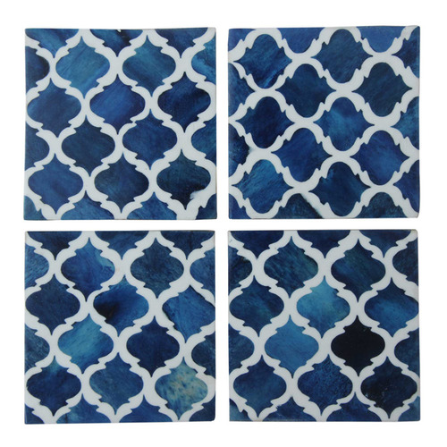 Blue & White Moghul Coasters