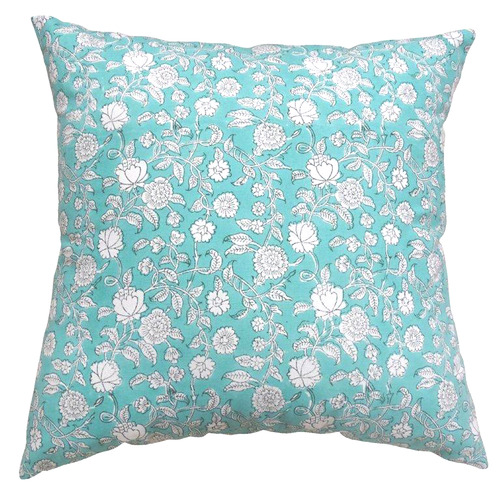 Blooming Flowers Cotton Cushion