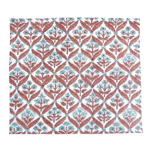 Pink & Turquoise Flowers Cotton Table Napkins