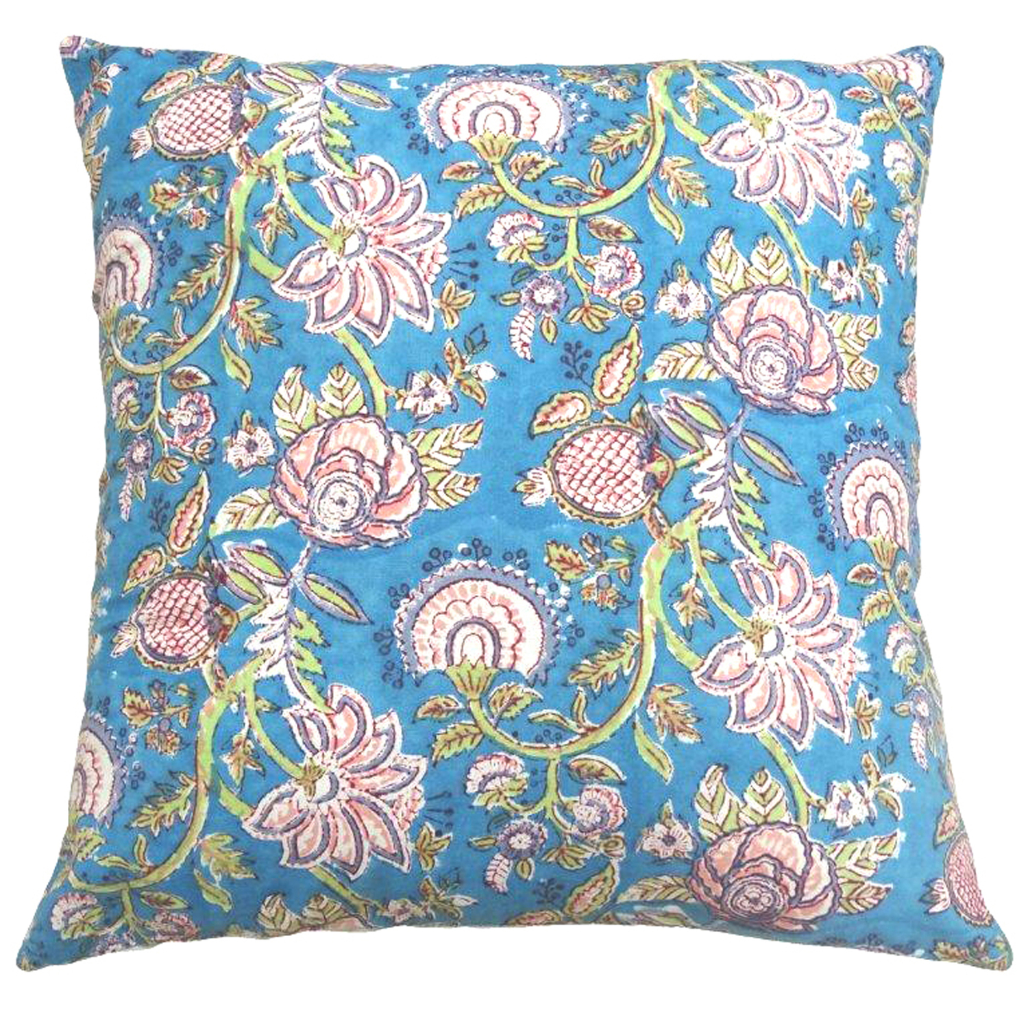 Lush Flowers Cotton Cushion
