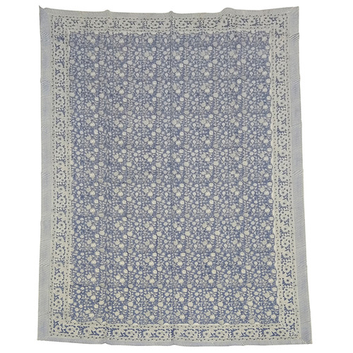 Blooming Flowers Cotton Tablecloth Temple & ster