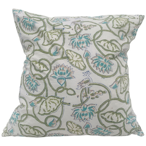 Jade Cotton Cushion