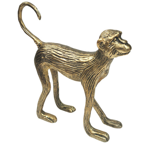 Artisan&Co Walking Monkey Brass Figurine Temple & ster
