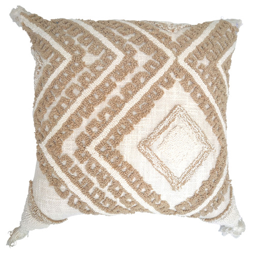 Tufted Diamond Cotton Cushion