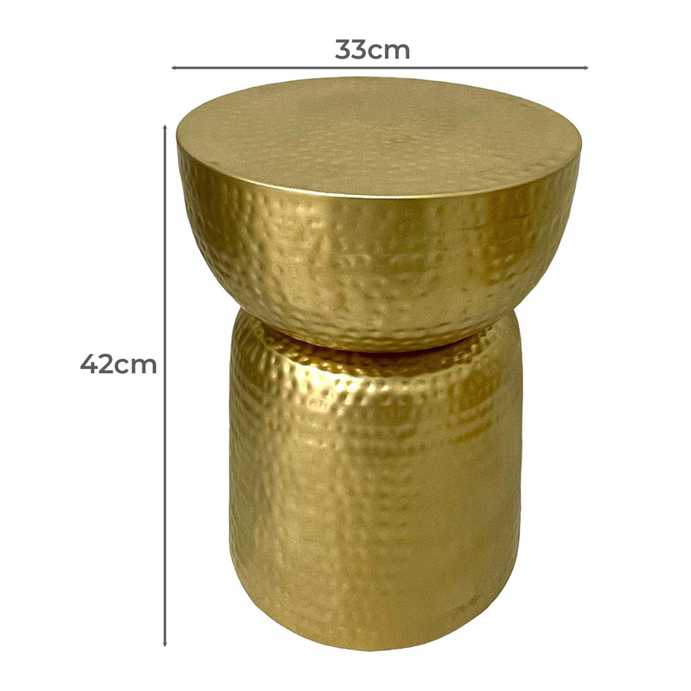 Cassia I Brass Side Table