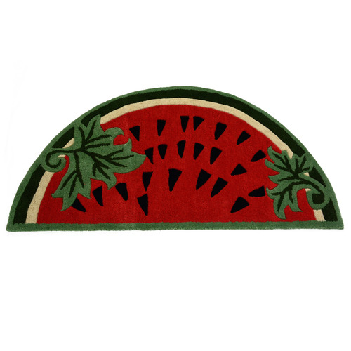 Watermelon Hand Made Kids Wool Rug