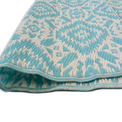 Sky Blue Chatai Classic Reversible Rug