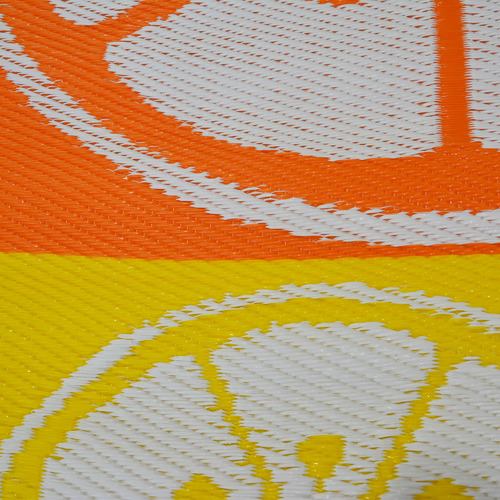 Orange Chatai Classic Reversible Rug