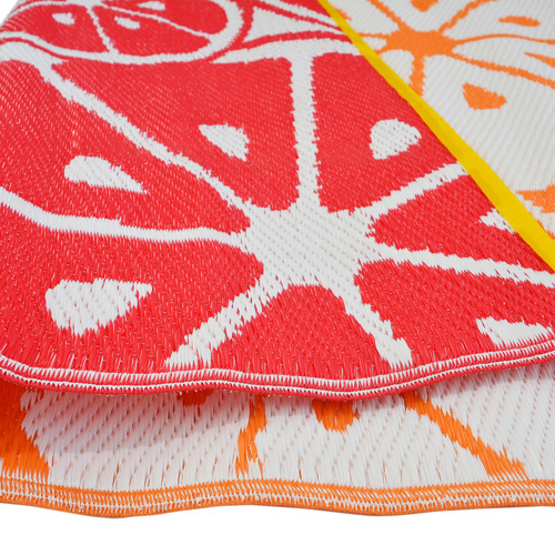 Orange Chatai Classic Reversible Rug