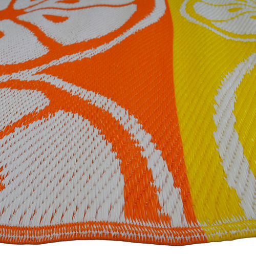 Orange Chatai Classic Reversible Rug