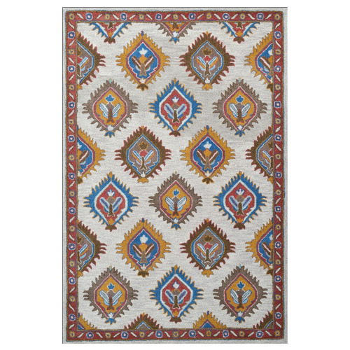 Beige Astre Hand-Tufted Cotton-Blend Rug