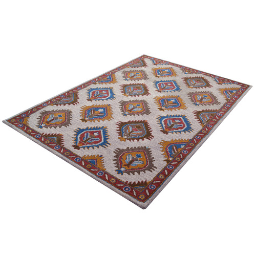 Beige Astre Hand-Tufted Cotton-Blend Rug