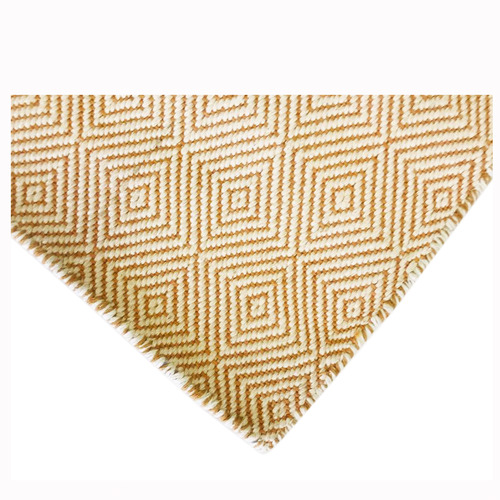 Diamond Hand-Woven Cotton Rug