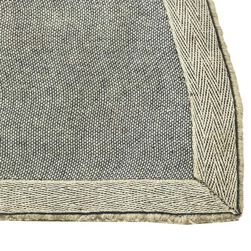 Beige Avolon Hand-Carved Wool Curved Rug