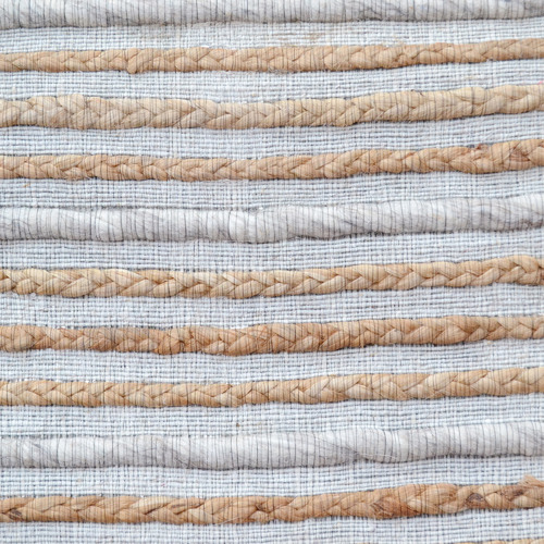 Natural Grey Anah Radiant Handwoven Wool & Jute Rug