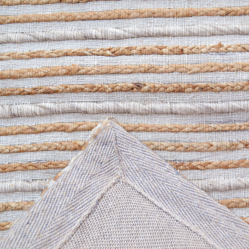 Natural Grey Anah Radiant Handwoven Wool & Jute Rug