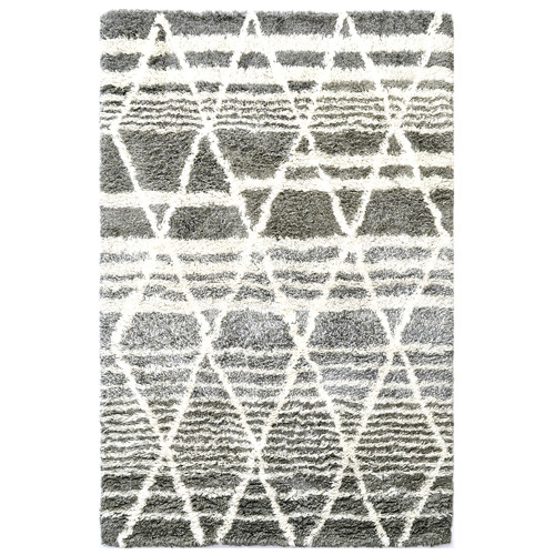 Grey Comfort Luxurious Handmade Wool Rug