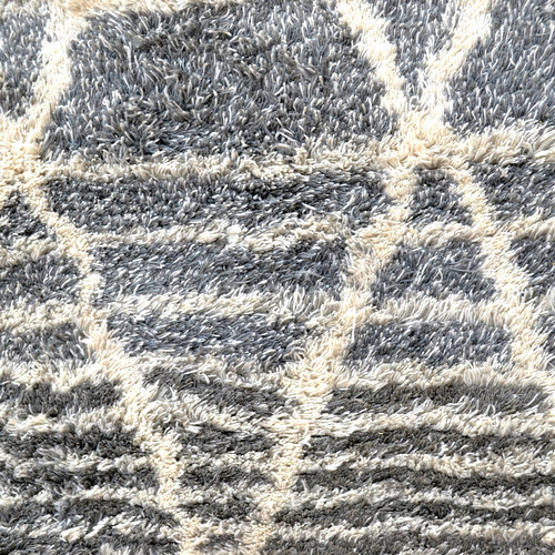 Grey Comfort Luxurious Handmade Wool Rug