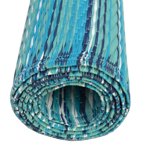 Blue Rondo Reversible Al Fresco Rug
