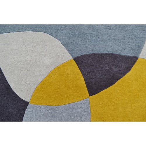Yellow-and-Grey-Pebbles-Hand-Tufted-Wool-Rug
